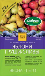 Удобрение для яблони, груши, сливы Весна-Лето 2,0кг минеральное с цеолитами Добрая сила DS22010171