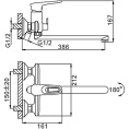 Смеситель для ванны Frap H49 F2249 Frap 41495