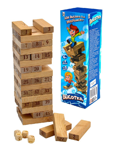 Игра Башня Высотка, дерево ИД-0373