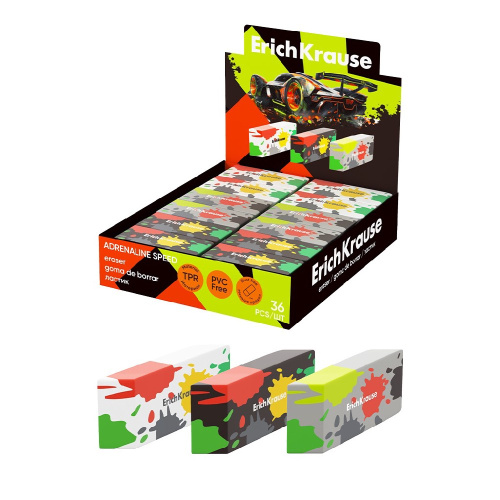 Ластик ErichKrause Adrenaline Speed 63056