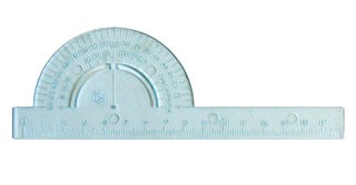 Транспортир 180 15см пластиковый 022020