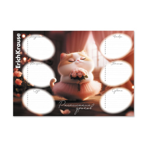 Расписание уроков А4 ErichKrause Prima Cat 65307