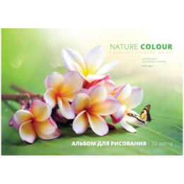 Альбом для рисования 32 листа Цветы. Beautiful Floral А32СП_5064