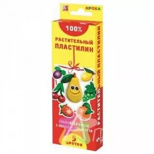 Пластилин  5 цветов Луч Растительный 25С 1557-08