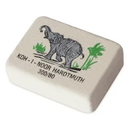 Ластик Koh-I-Noor 300/80 Elephant, цветной 300/80