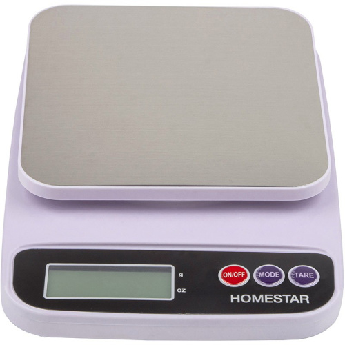 Весы кухонные электронные до  5кг, пластиковые, HS-3014 HomeStar 109082