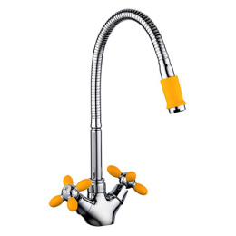 Смеситель для кухни с гибким изливом Frud R127 R43127-9 Frud 41538