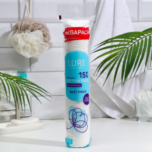 Ватные диски Lure 150шт. 7402545