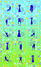 Наклейки Кошки 5088