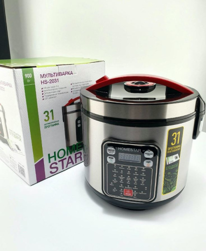 Мультиварка 5л, 900Вт, 31 программа, HS-2031 HomeStar 105383