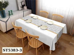 Клеенка столовая на тканевой основе с ПВХ покрытием 1,4х20м Grace ST5383-3