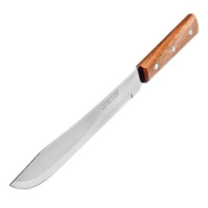 Нож стальной Universal 200мм деревянная ручка, разделочный Tramontina 22901/008