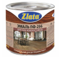 Эмаль ПФ-266 ГОСТ красно-коричневая 1,8кг Zlata