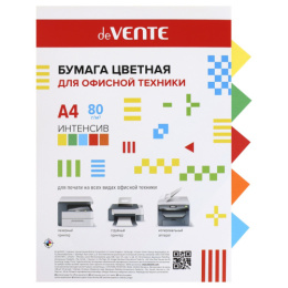Бумага А4 Devente интенсив 5 цветов 80г  20 листов 2072231