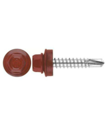 Саморез кровельный 5,5х19 RAL 3009 (красная окись) Daxmer 277-30095519