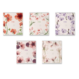 Тетрадь  24 листа линейка ErichKrause Mystic Flowers Mix-Pack 60583