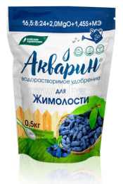 Акварин для жимолости 500г удобрение водорастворимое комплексное, марка 18, дой-пак Буйские удобрения