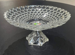 Ваза стеклянная на ножке Люсия 240мм h-110мм, в п/у Gamin Glass 343/30130343