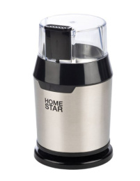 Кофемолка электрическая 200Вт, вместимость 50г, HS-2036, черный HomeStar 105768