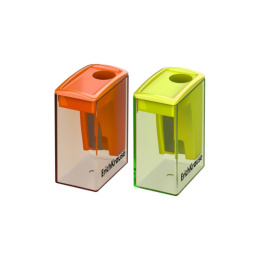 Точилка пластик с контейнером ErichKrause City Mini Neon, ассорти 60020