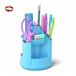 Набор настольный  8 предметов ErichKrause Mini Desk Pastel, голубой 53233