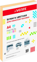 Бумага А4 Devente пастель оранжевый 80г 100 листов 2072402
