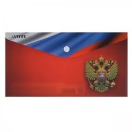 Папка с кнопкой А5+ 0.15 Devente 260х140мм, непрозрачная с рисунком 3071501