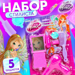 Набор Парикмахера  5 предметов Волшебный мир фей, цвета в ассортименте, на блистере Winx SL-04239/5009250