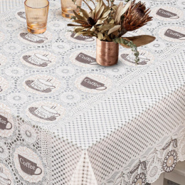 Клеенка ажурная 1,37х20м Lace матовая Grace LA-1583F
