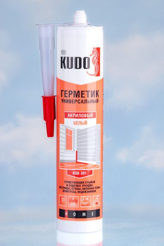 Герметик акриловый Kudo универсальный 280мл белый KSK-301
