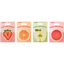 Блок самоклеящийся 70х70 Fruits ассорти 30 листов Devente 2010012