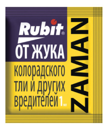 Заман  1мл от колорадского жука, тли и других вредителей Rubit