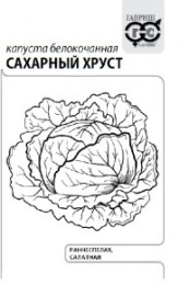 Капуста белокочанная Сахарный хруст  0,5г ранняя белый пакет Гавриш