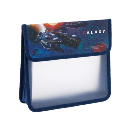 Папка для тетрадей А5 на липучке 2 отделения Galaxy ПТ-95_48916