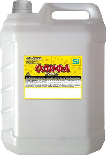 Олифа-оксоль ТУ 10л в канистре Спринт