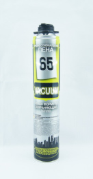 Пена монтажная Vacuum 65 профессиональная всесезонная 870г/1000мл Vacuum