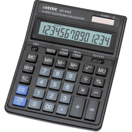 Калькулятор Devente DD-4424 14 разрядов, 153х199х31мм, черный 4031315