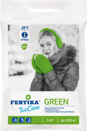 Антигололедная смесь  5кг до -20°C IceCare Green Фертика