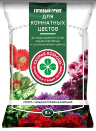 Грунт для комнатных цветов  5л Скорая Помощь СЗТК