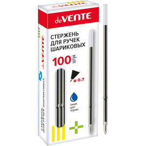Стержень шариковый с ушками Devente 100мм, синий 5074300