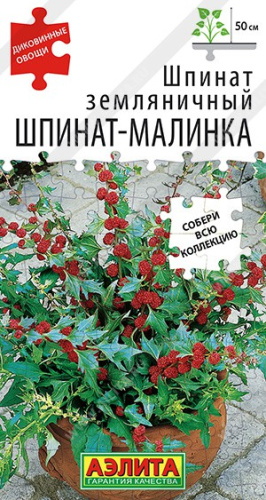 Шпинат земляничный Шпинат-малинка 0,05г цветной пакет Аэлита