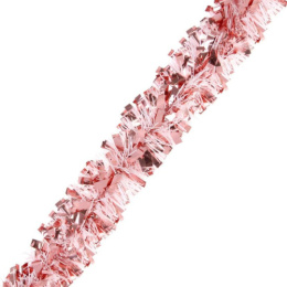 Мишура 2м  9см Блеск, медный/белый Серпантин 215-0075