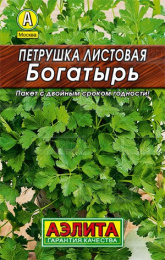 Петрушка листовая Богатырь  2г цветной пакет серия Лидер Аэлита