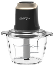 Измельчитель электрический 500Вт, 1,2л, черный с золотистым Maxtronic MAX-SW-224