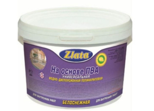 Шпатлевка на ПВА  3кг Zlata