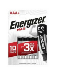 Батарейка Energizer алкалиновая Max LR03 ( 4шт. на блистере) Spec2-E300157305