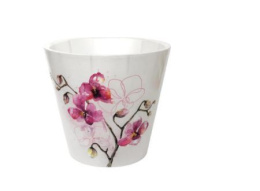 Горшок для орхидей пластиковый London Orchid Deco 1,6л d-16см фуксия InGreen ING6196ФКС