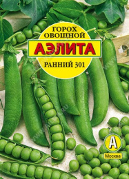 Горох Ранний 301 25г фермерский пакет Аэлита