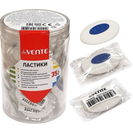Ластик Devente Core, овальный, с пластиковым держателем 4070802