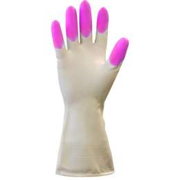 Перчатки виниловые хозяйственные размер "S", в ассортименте Komfi PVHCLR1